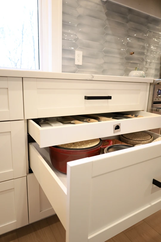 Custom millwork built by King Cabinetry