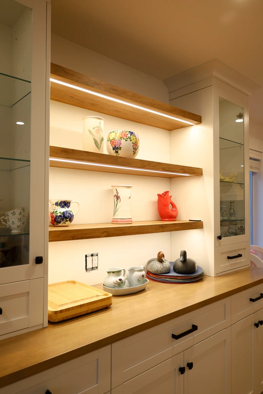 Kitchen cabinet detail by King Cabinetry