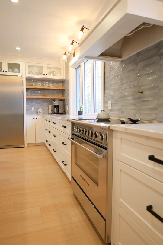 Custom kitchen cabinetry project by King Cabinetry